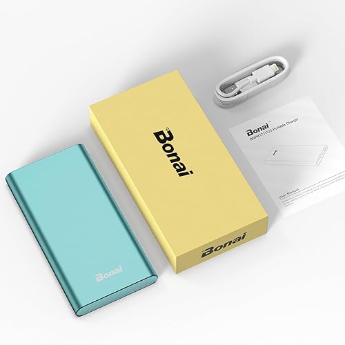 BONAI Portable Charger 12,000mAh 5V/3A Fast Charging Power Bank