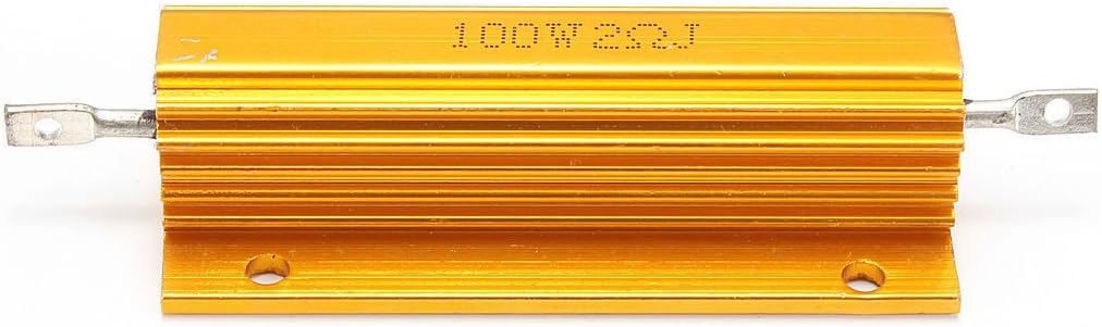 100 W high load resistance, aluminium heat sink power resistance, 8 ohm