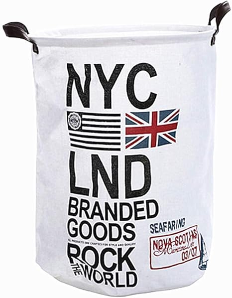 KUOZEN aufbewahrungskorb kinderzimmer wäschekorb Stoff Korbspeicher