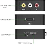 ZZOSRDR RCA to HDMI Adapter AV to HDMI Converter 1080p PAL NTSC view 2