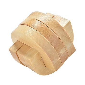 Sunsoar Kong Ming Luban Lock Kids Adult Wooden Intellectual Puzzle Brain Tease Toy Birthday Chriamas New Year Gift Education Learning