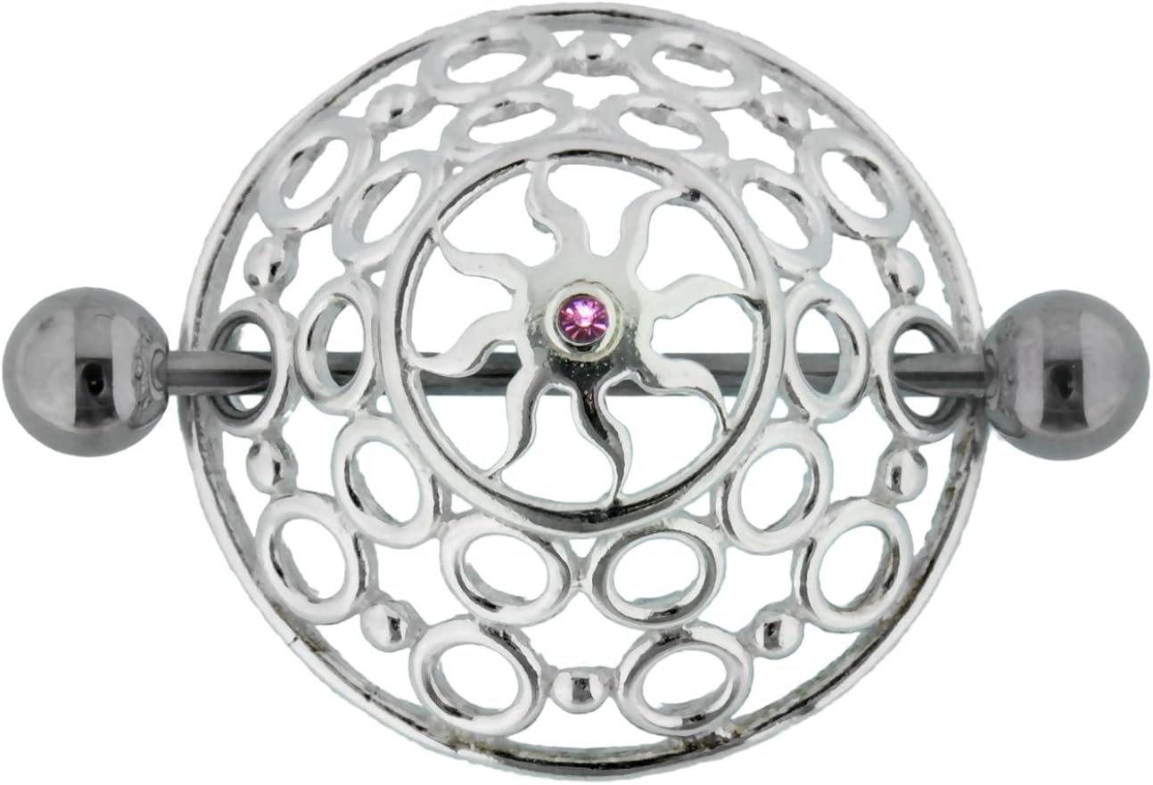 Brustwarzen Piercing Chirurgenstahl Hantel 925 Sterling Silber Amazon