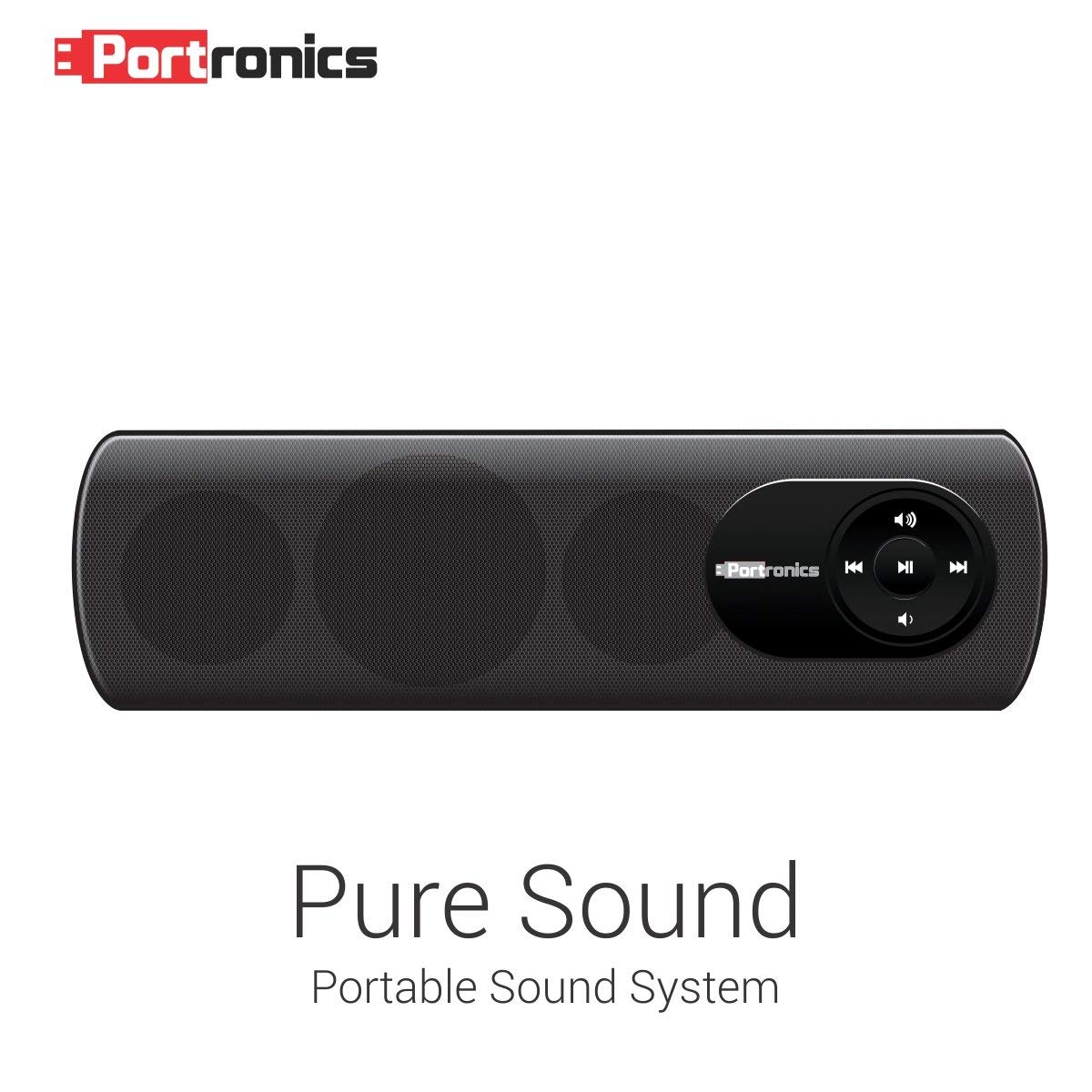 portronics pure sound portable speaker system