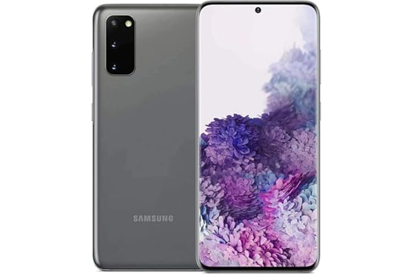 Samsung Galaxy S20 5G, 128GB, Cosmic Gray - Unlocked (Renewed)