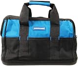 Silverline 268974 Tool Bag Hard Base Wide Mouth 400x200x300mm Rugged Nylon view 2