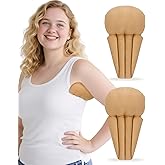 RoamReady Lymphedema Axilla Pillow, Large Mastectomy Pillows Post Op Cotton Lumpectomy Recovery Supplies for Armpit Pain Relief Brown 2Pcs (Brown, Large)