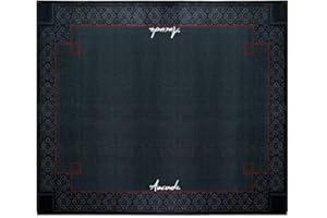 Aucuda Medal Drum Rug 6x6.6ft Large Drum Mat Outdoor, Tightly Woven Fabric Cool Drum Set Carpet with Non-Slip Grip Bottom, Electric Drum Accessories for Studio, Apartment, Soundproof, No Crease.