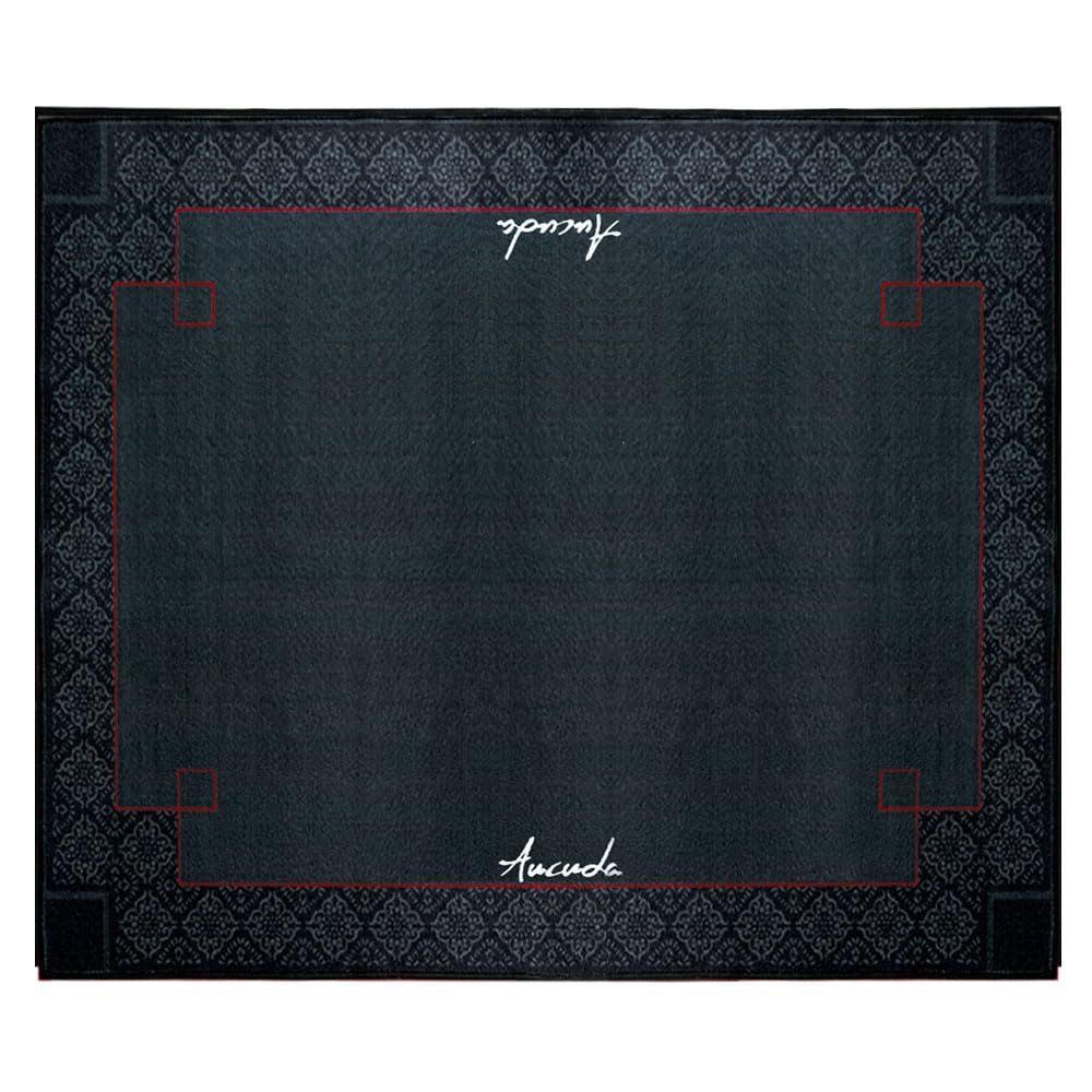 Photo 1 of Aucuda Medal Drum Rug 6x6.6ft Large Drum Mat Outdoor, Tightly Woven Fabric Cool Drum Set Carpet with Non-Slip Grip Bottom, Electric Drum Accessories for Studio, Apartment, Soundproof, No Crease.