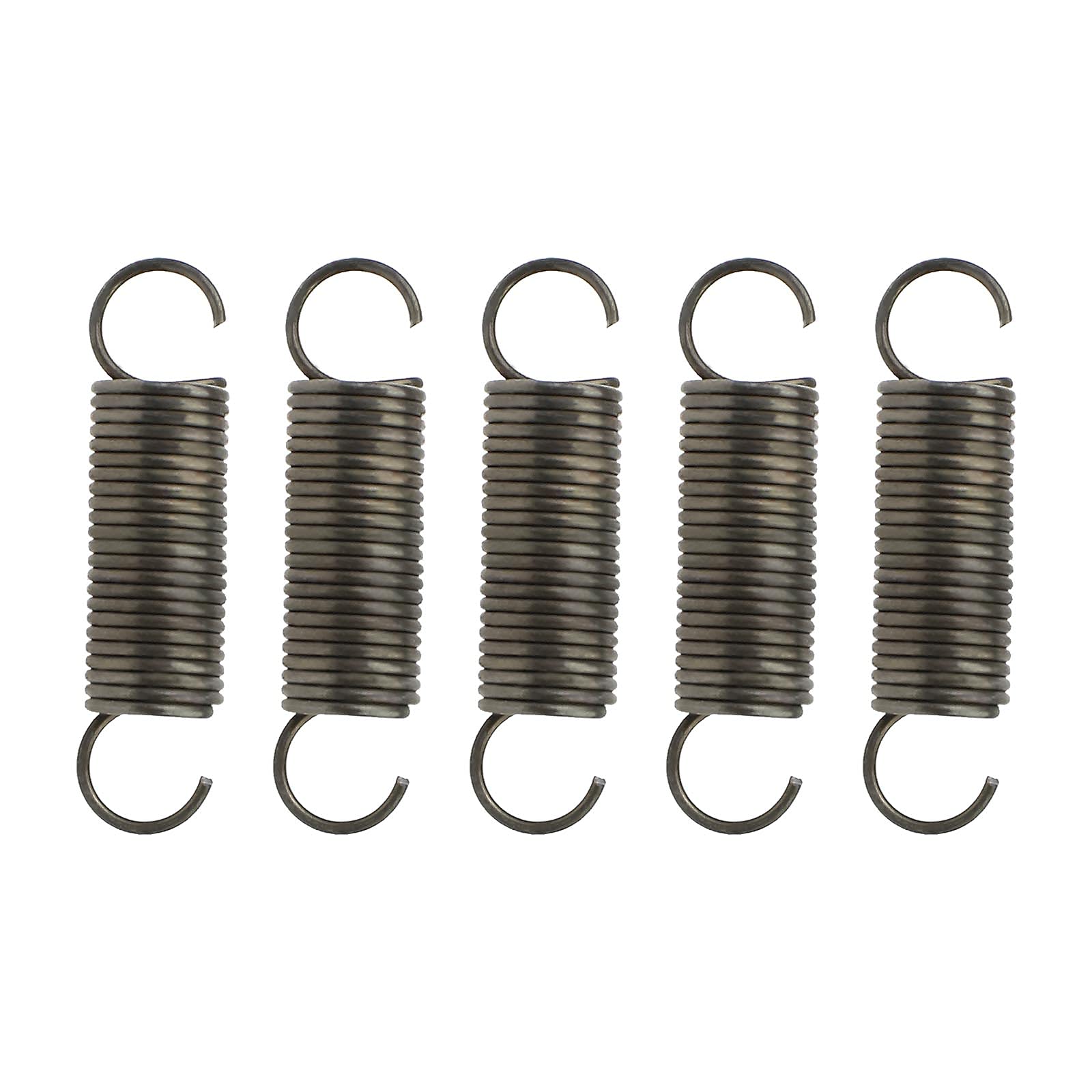 eMagTech 5X Extension Compressed Spring Dual Hook Spring Diameter 1.0mm OD 10mm Length 40mm for Furniture Screen Doors Repair Projects