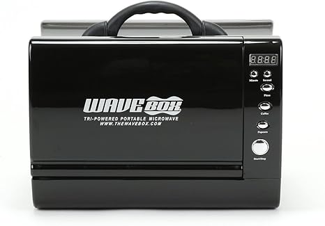 Amazon Co Jp Wavebox ポータブル電子レンジ 黒 車 バイク