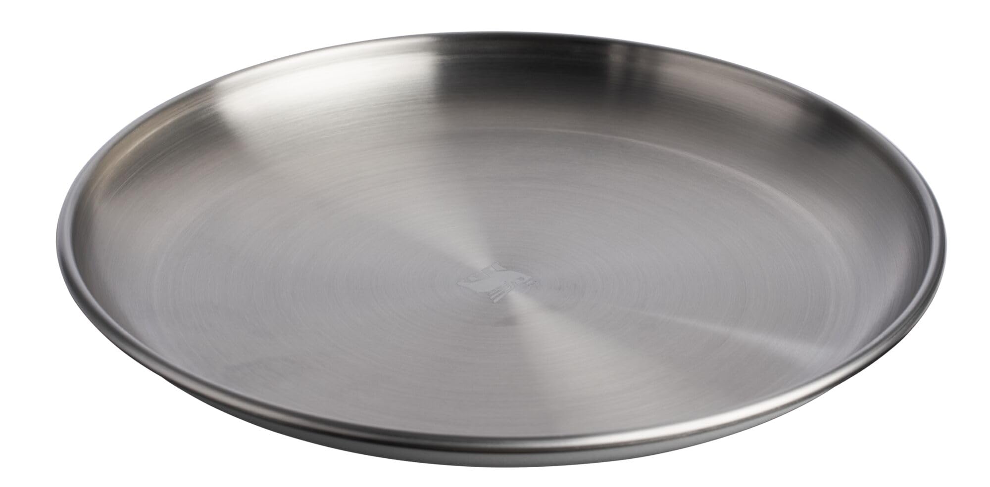 Photo 1 of Stanley Wildfare Pro Stainless Steel Plate | 8 in Stackable Plate | Packable Outdoor Dishware | Camping Essentials for Your Camp Kitchen | BPA-Free | Pale Pebble & Stone