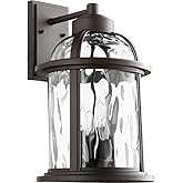 Quorum 7760-4-86 Transitional Four Light Outdoor Lantern from Winston Collection in Bronze/Dark Finish,