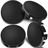 Biomar Labs 4 x Universal Wheel Centre Alloy Hub Compatible with VW Part Number: 3B7601171 Center Caps Hubcaps Black 65mm CV