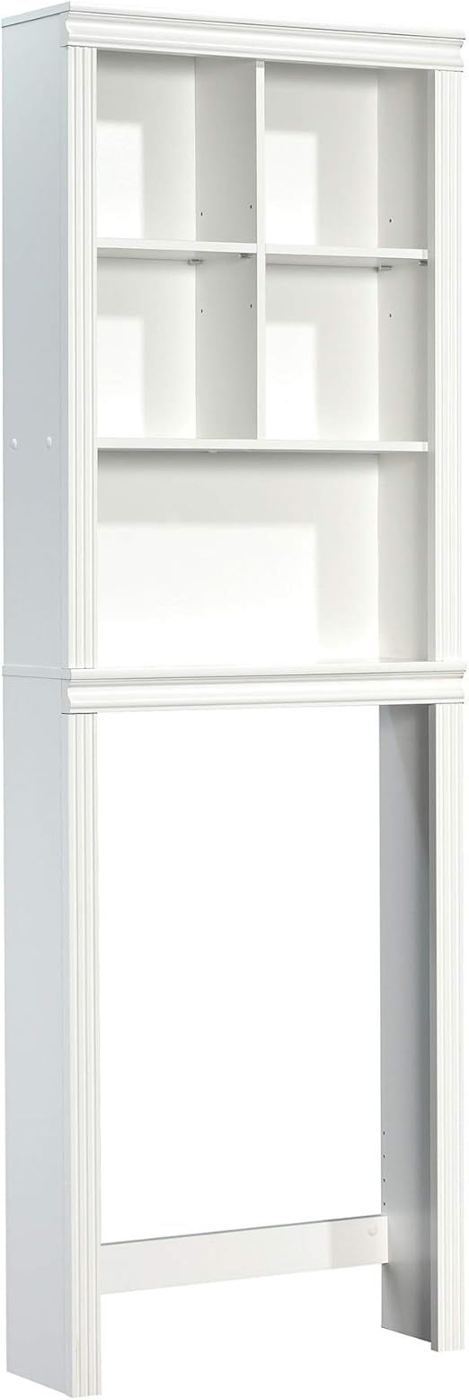 Amazon Com Sauder Peppercorn Etagere Soft White Finish Furniture Decor