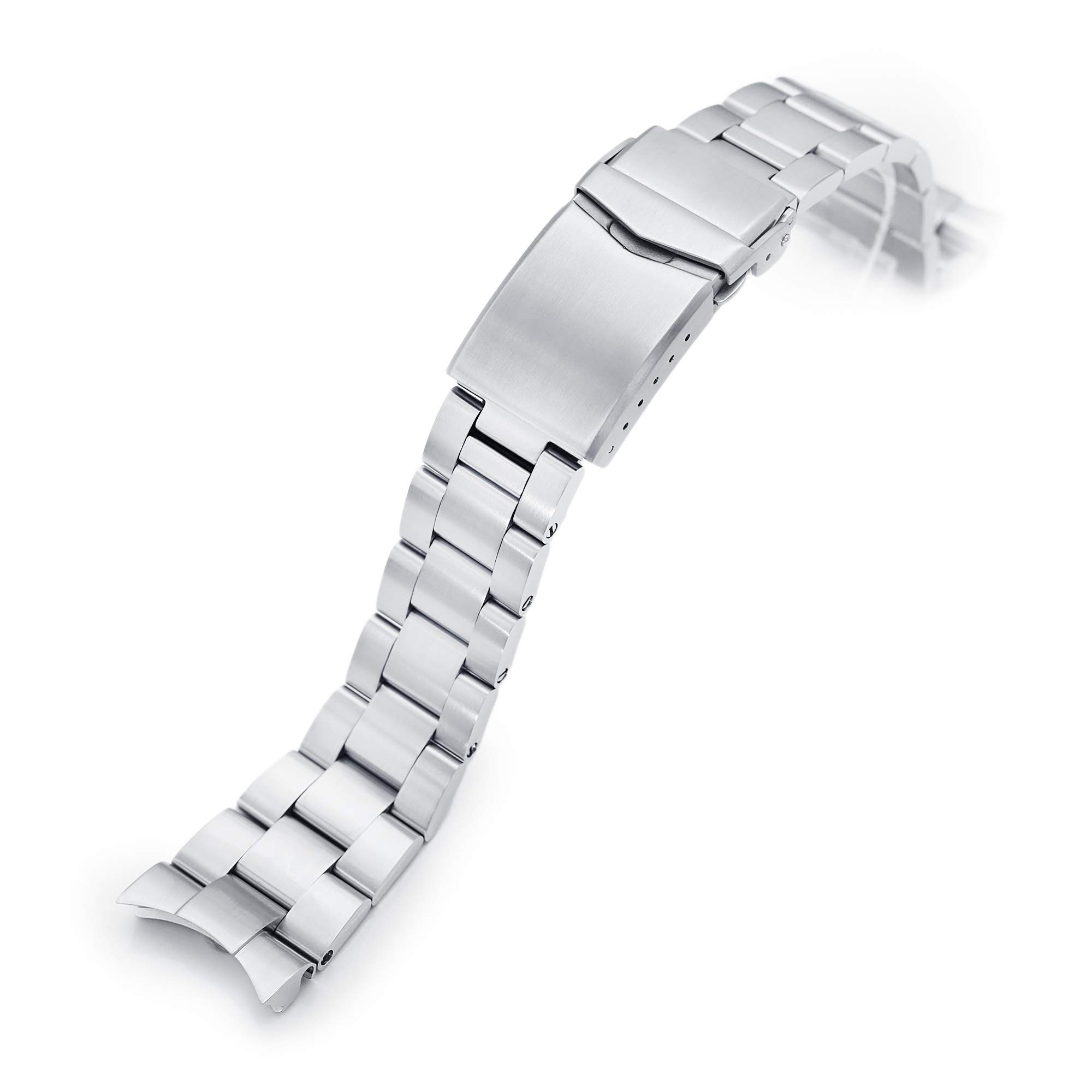 MiLTAT 22mm Metal Watch Band compatible with Orient Kamasu RA-AA0004E19A RA-AA0001B19A, Super-O