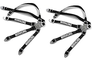 Chanmoo 1/10 RC Car Simulation Toy Seat Belt Driver Figure Safety Belt Decoration Accessories for 1:10 RC Crawler Buggy Truck Car Traxxas TRX4 Axial SCX10 II RC4WD D90 Tamiya CC01 Gen8 2PCS (Black C)