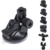 Sportway S40 Dash Cam Suction Mount (3rd Gen) 360&deg; Secure Adjustable View | 10pcs Joints for Rexing, Old Shark, Yi, TOGUARD, Compark, Kingslim, Crosstour and Most Dash Cameras, DVR, GPS