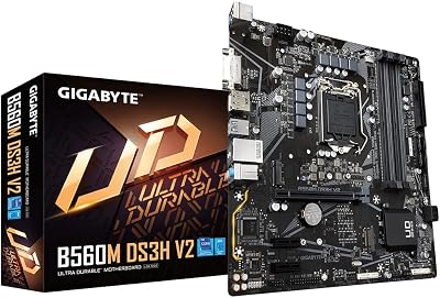 Gigabyte B560M DS3H v2 Motherboard 1200 Socket LGA1200 DDR4 M.2
