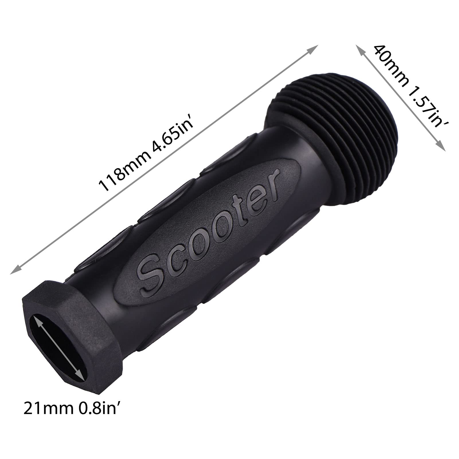 Kids Scooter Handle Grips Replacement Handlebars for 2/3/4 Wheels Child Kick Scooters Bike Rocking Car Push Cart, 9 Color Available, 2-Pack