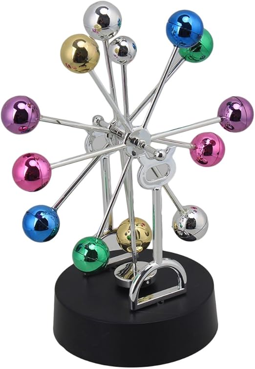 Riesenrad Perpetuum bewegliche Handwerk mit bunten Kugeln für Büroschreibtisch Riesenrad Perpetuum bewegliche Handwerk mit bunten Kugeln für Büroschreibtisch