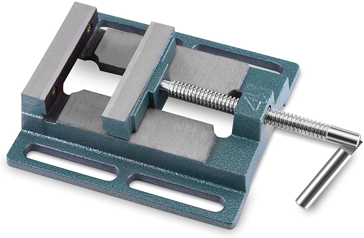 Drill Press Vice, 4 Inch Mechanic Bench Vise - Swivel Base, Locking Clamp, 7.28 x 6.53 x 1.06”