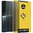 XINXUSONG 2Pcs Xperia 1 V 2023 Anti Spy Screen Protector, 9H Tempered Glass, Privacy Protection