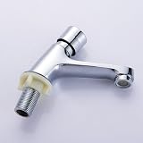 Jetcloud Pair Bathroom Sink Taps 1/2" Hot Cold Non-Concussive Self Closing view 4