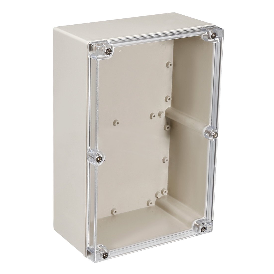 Sourcingmap 240x160x90mm/9.45x6.3x3.54inch Wateproof Electronic ABS Plastic DIY Junction Project Box Enclosure Case Outdoor/Indoor with Clear Cover