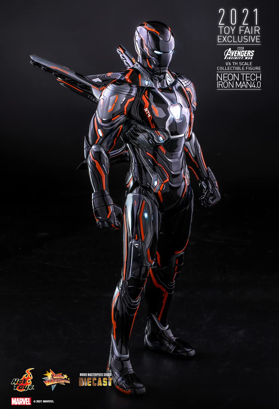 Mua Hot Toys 1:6 Neon Tech Iron Man 4.0 Ex trên Amazon Đức