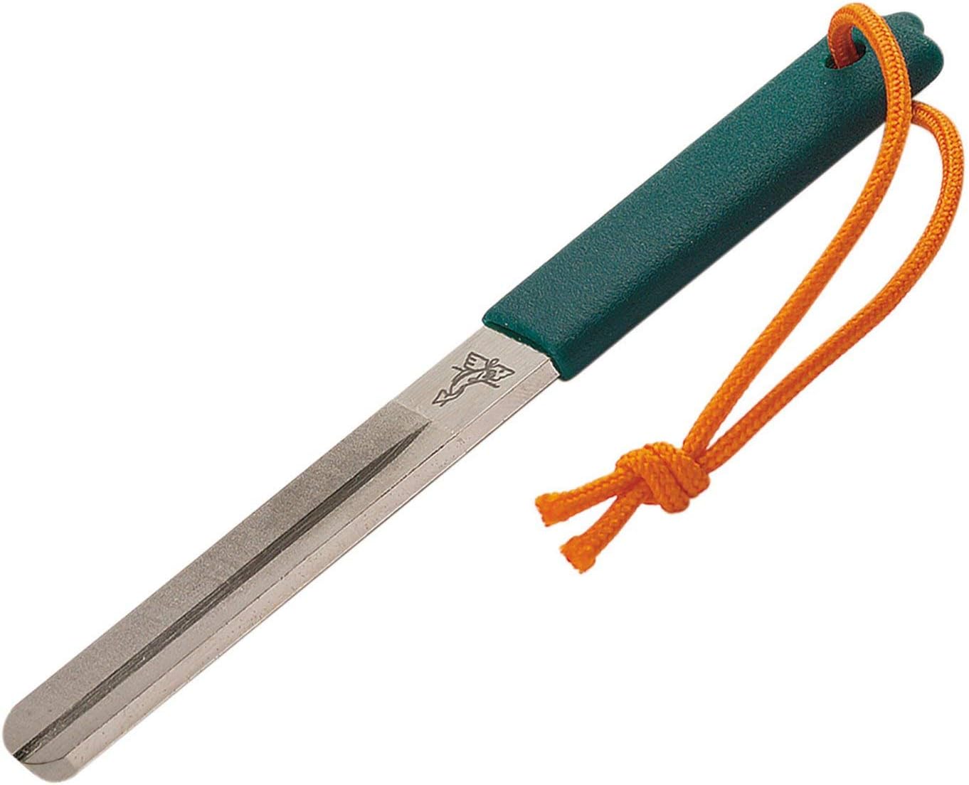 Dr. Slick Hook File, 2 Sided, Dual Sharpening Grooves, 4", S.S,w/Diamond surface, Fine/Med.Grit