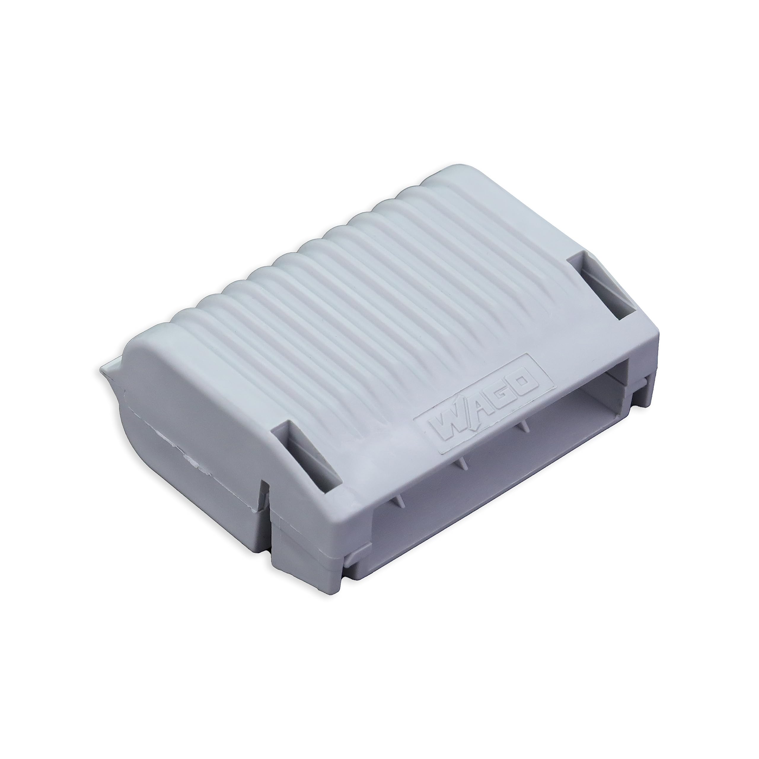 Wago Gelbox, Moisture Protection for Connecting Terminals, Compatible with the 221 and 2273 Series, Without Splicing Connectors, 207-1332, Size 2, Gray, 4-Piece