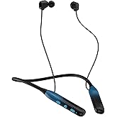JL&MI Neckband Bluetooth Headphones, 1000H Extra Battery Life Magnetic Earbuds Noise Cancelling, 80H Playtime Running Headphones Around Neck with Mic, Wireless HiFi Stereo Earphones, Cool Tech Gifts