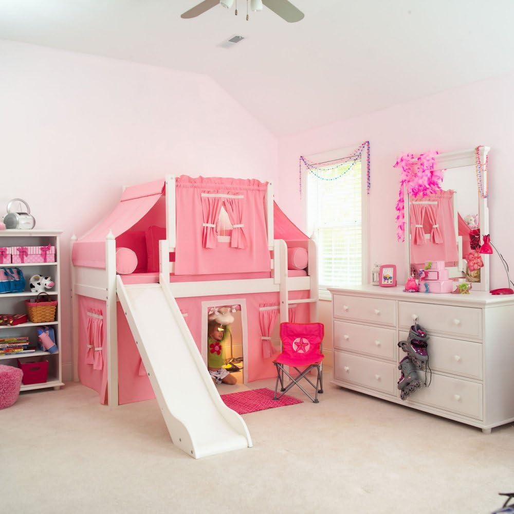 girl bed with slide