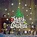 Christmas Windows Stickers Wall Stickers,Ikevan PVC Decal Removable Art Merry Christmas Wall Stickers Decorative Wallpaper 60X90cm