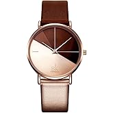 SHENGKE Simplicity Creative Women Watch Genuine Leather Elegant Women Watches Ladies Business Wristwatch