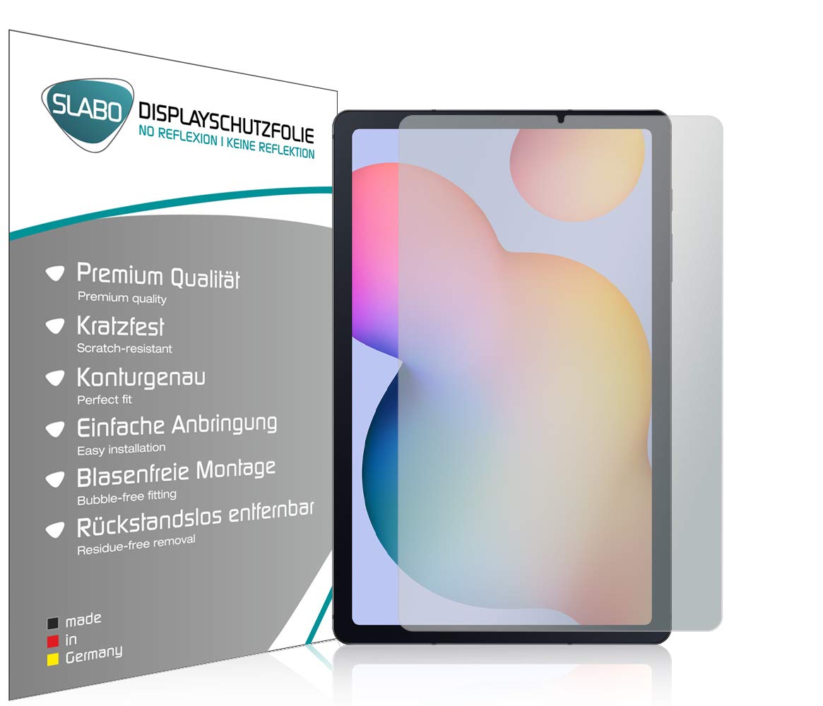 Slabo 2 x screen protector for Samsung Galaxy Tab S6 Lite screen protection film protectors No Reflexion MATTE