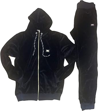 black and gold tracksuit mens