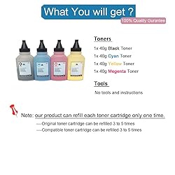 Misee Toner Refill Powder Compatible for HP 201a