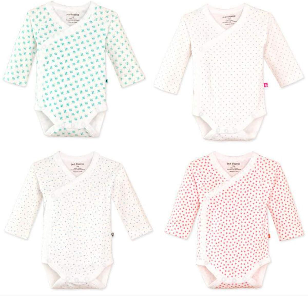 Unisex-Baby Long Sleeves Onsies Cotton Baby Bodysuit Pack of Cardigan Onsies for Infants