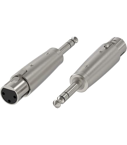 Amazon.com: GEEKRIA for Creators XLR Male to 1/4 Inch (6.35mm) TRS