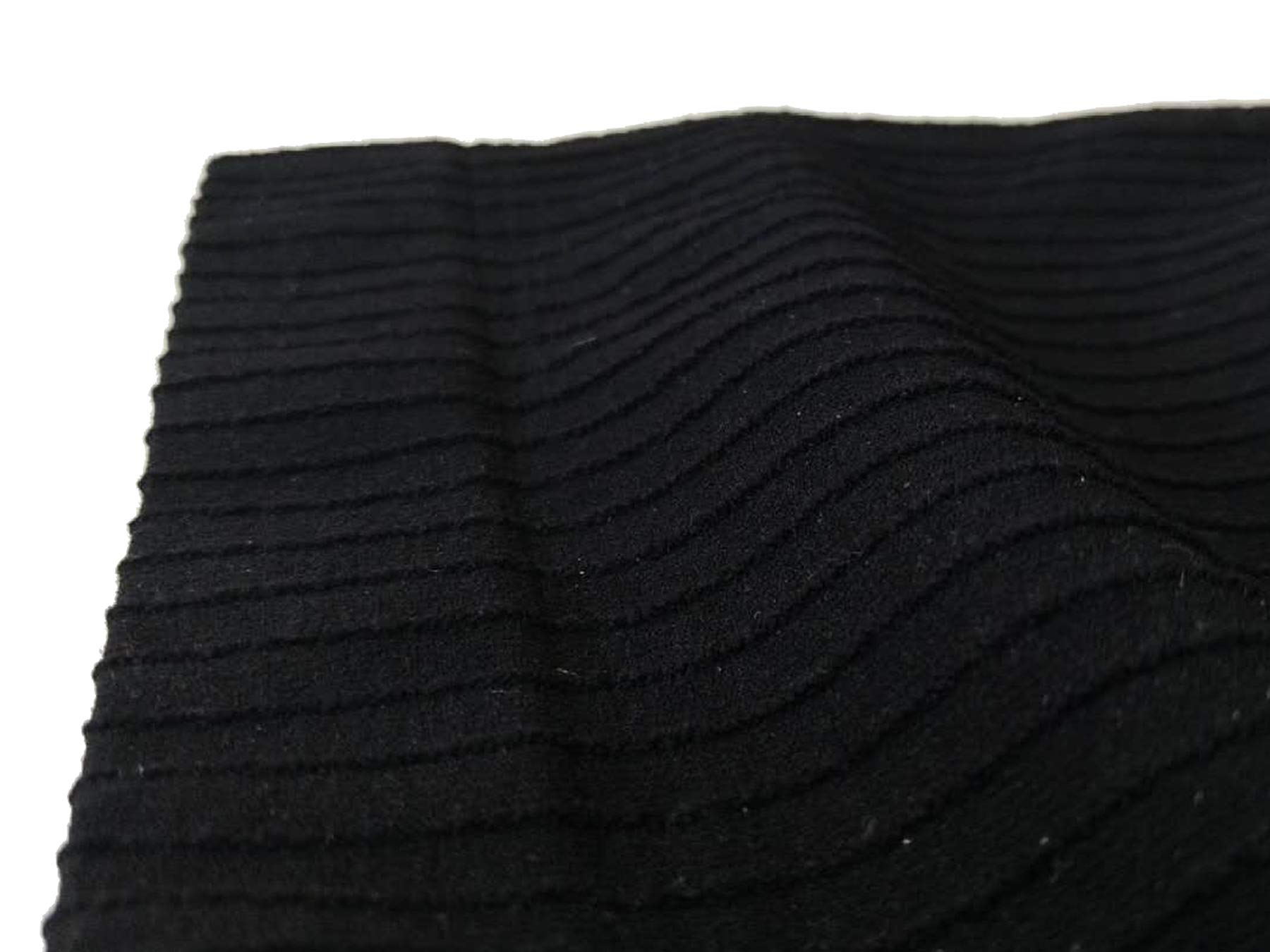 SPECIAL MAGIC Women\'s Seamless Rib Knit Mock Turtleneck Sleeveless Crop Top Black One Size