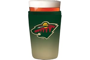 Sok It PintGlassSok NHL Hockey Beer Glass Sleeve Insulated Neoprene Cover (Minnesota Wild, Pint Glass Sleeve)