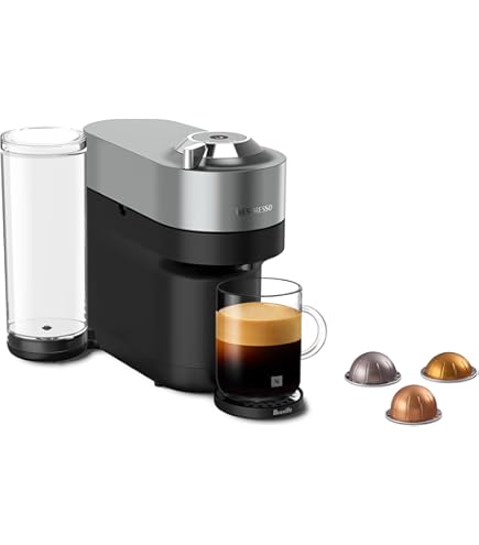Nespresso Vertuo Pop ブラック コーヒーメーカー Nespresso Vertuo Pop by De'Longhi, Machine Pod Coffee and