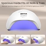 NAILGIRLS 150W UV LED Nail Lamp 4 Timer Auto Sensor Detachable Base Gel Dryer view 4