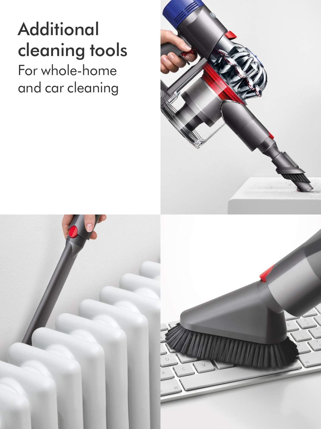 Dyson V7 Animal Cordless Handheld Vacuum Cleaner, Purple, Medium - Image 3