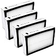 HQRP Exhaust Filter 4-Pack compatible with Panasonic AC38KBRMZ000 MC-CG901 MC-CG902 MC-CG973 MC-GG773 MC-UG471 MC-UL975 MC-V7721 Vac Vacuum Cleaner