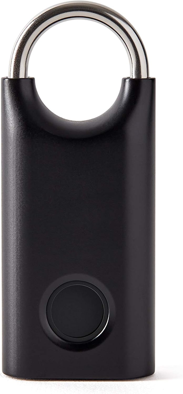 Lexon Nomaday Lock Biometric Fingerprints Padlock – Black – BigaMart
