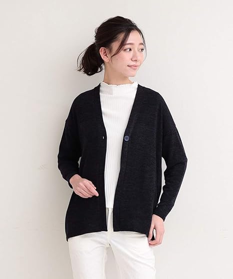 Amazon アフタヌーンティー リビング Afternoontea Living Tシャツ カットソー カーディガン セット ネイビー カーディガン ボレロ 通販