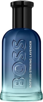 Eau de parfum de lavanda engarrafada BOSS – fragrância herbácea para homens – com lavanda branca, lavanda azul e musgo – fragrância duradoura
