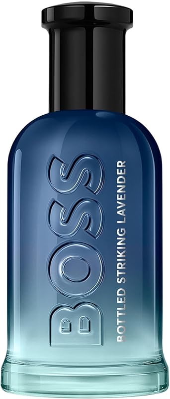 Eau de parfum de lavanda engarrafada BOSS – fragrância herbácea para homens – com lavanda branca, lavanda azul e musgo – fragrância duradoura